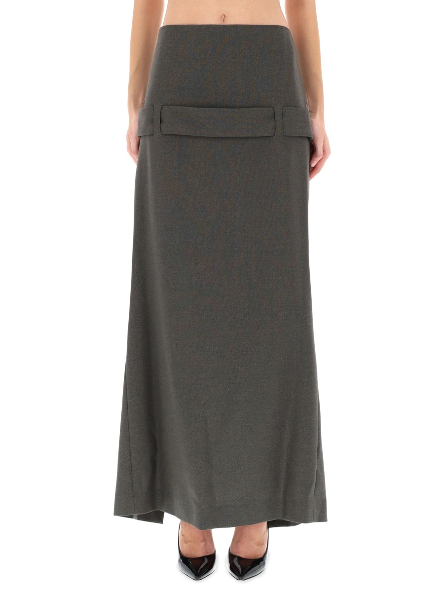 [JEAN PAUL GAULTIER] Long skirt FW25 SK020_W03741
