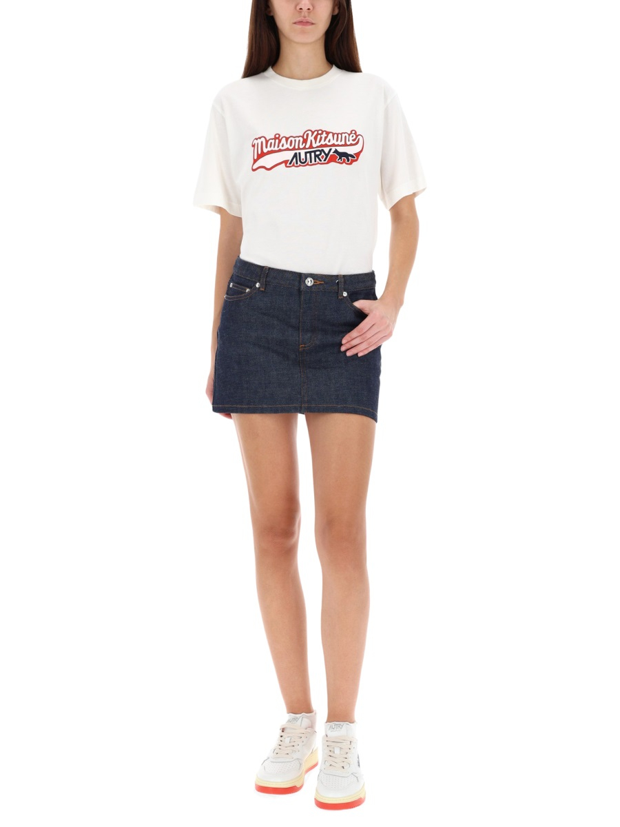 [AUTRY X MAISON KITSUNÉ] T-shirts Short Sleeve FW25 TSPX_MK2W