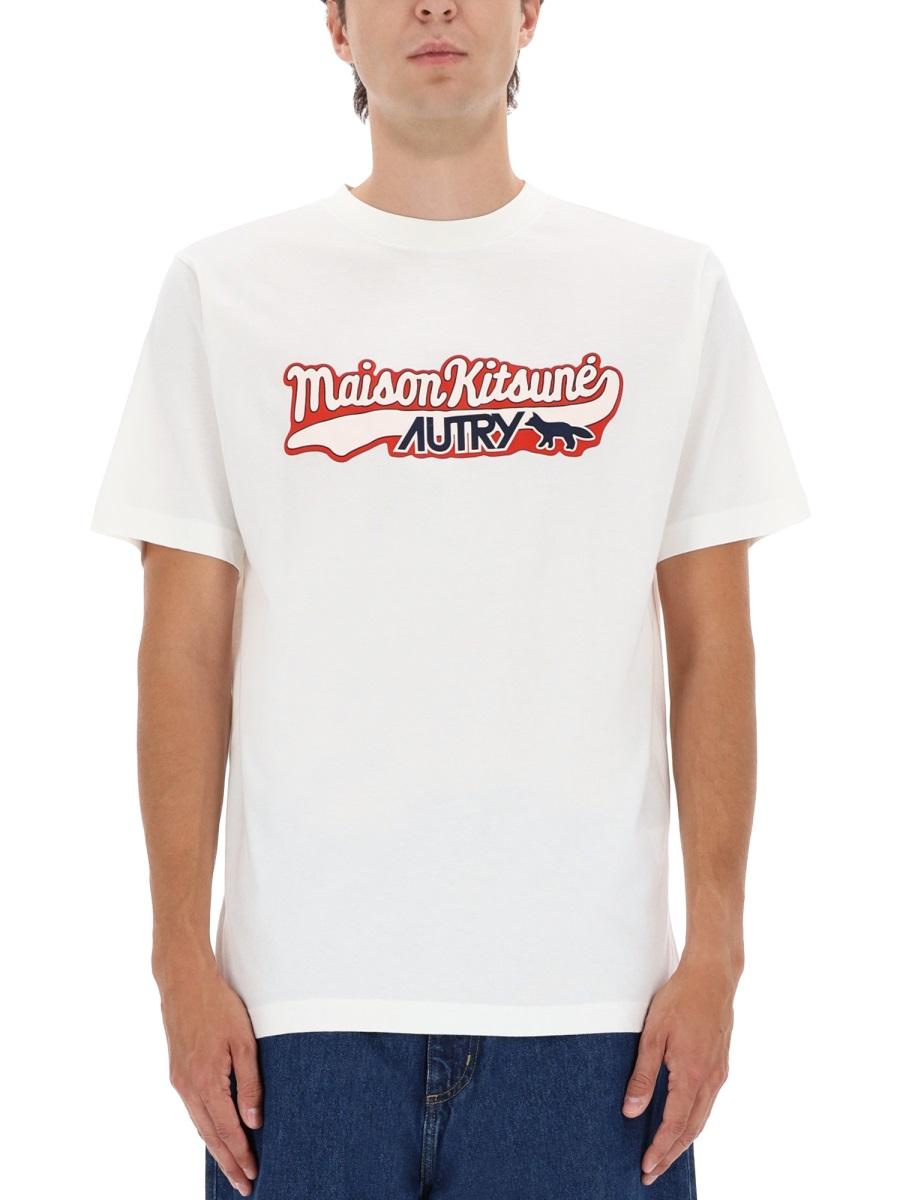 [AUTRY X MAISON KITSUNÉ] T-shirts Short Sleeve FW25 TSPX_MK2W