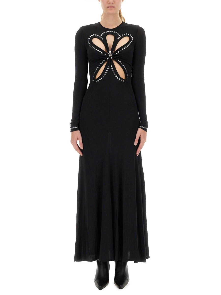 [RABANNE] Long sleeve dress FW25 25AJRO135VI0191_P001