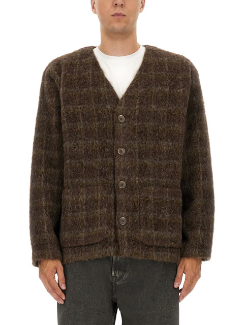 [Our Legacy] Cardigan FW25 M4256CD_DORFCHECKHAIRYWOOL