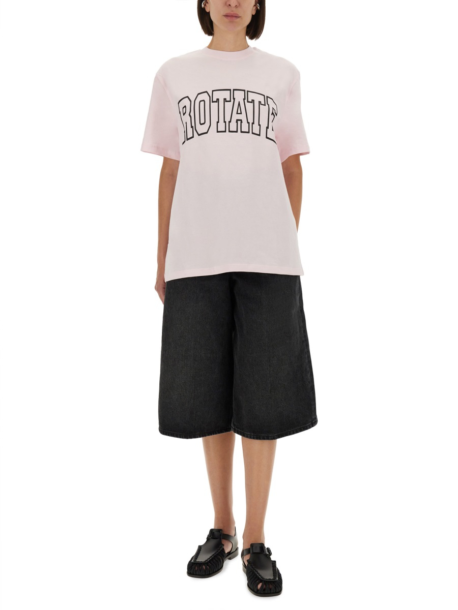 [Rotate Birger Christensen] T-shirts Short Sleeve FW25 114392191_BCR685191