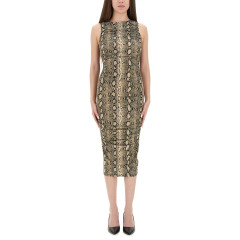 [MICHAEL BY MICHAEL KORS] Sleeveless dress FW25 MT58319HMC_120SOFTECRU