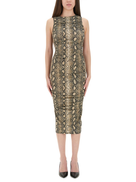 [MICHAEL BY MICHAEL KORS] Sleeveless dress FW25 MT58319HMC_120SOFTECRU