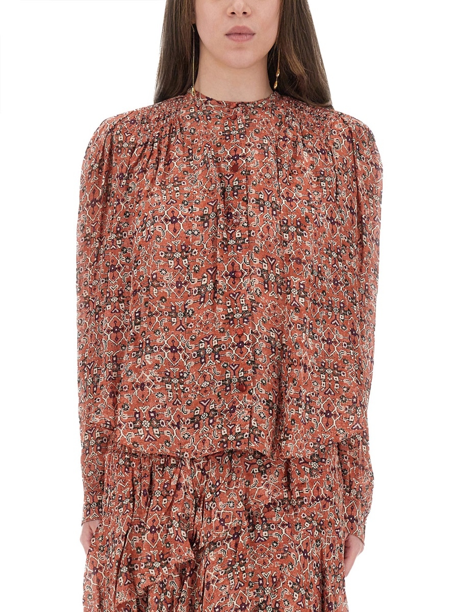 [Marant Etoile] Shirts Long Sleeve FW25 HT0189FA_C3J01E11RU