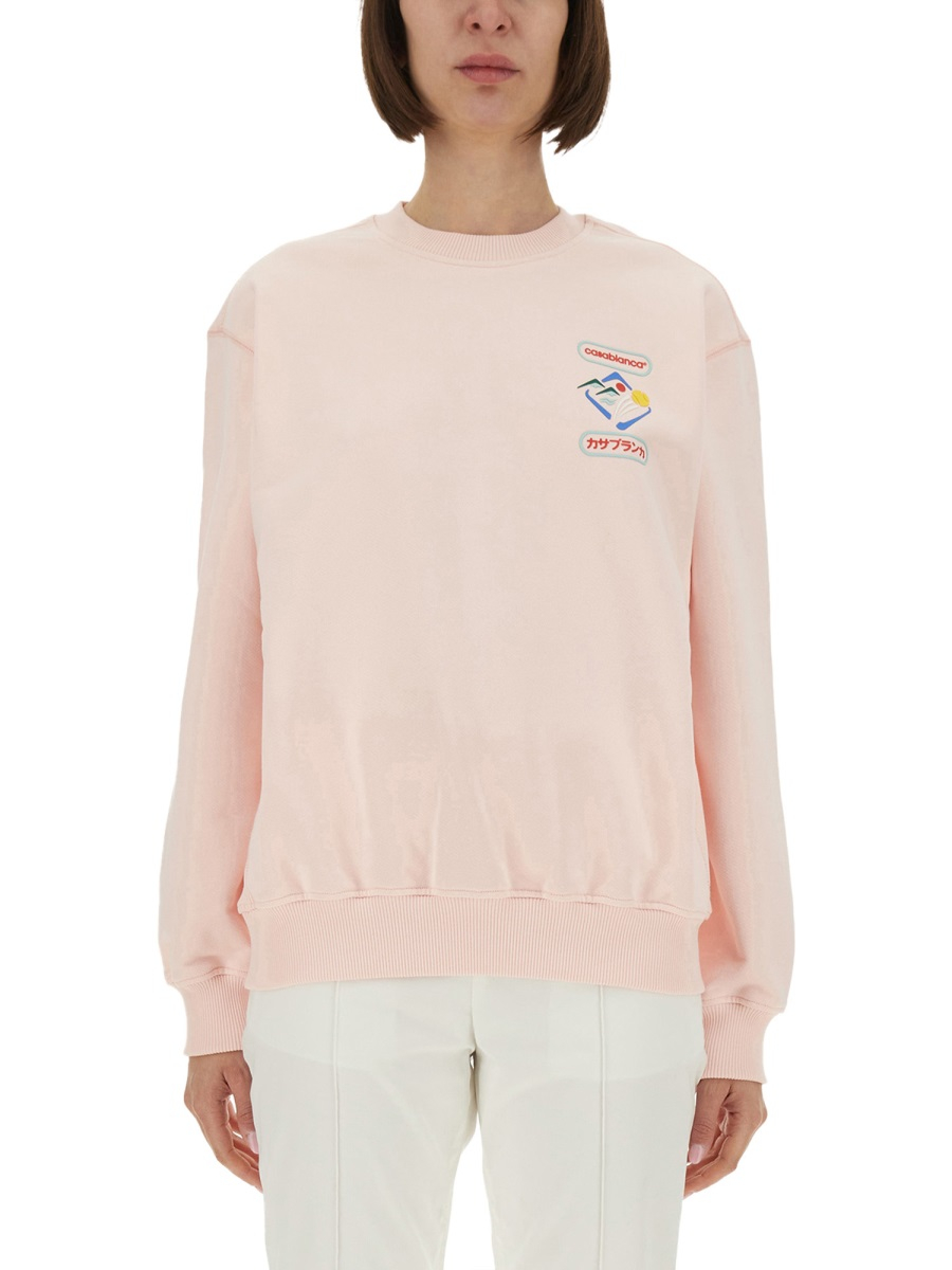 [Casablanca] Sweatshirt FW25 WPF25-JTP-364_01PINK