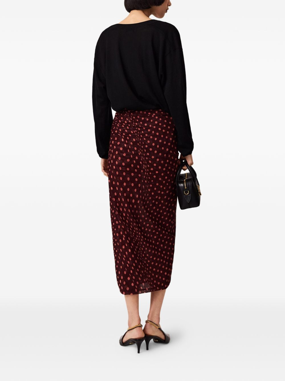 [Stella McCartney] Long skirt FW26 6J04353SQA756107