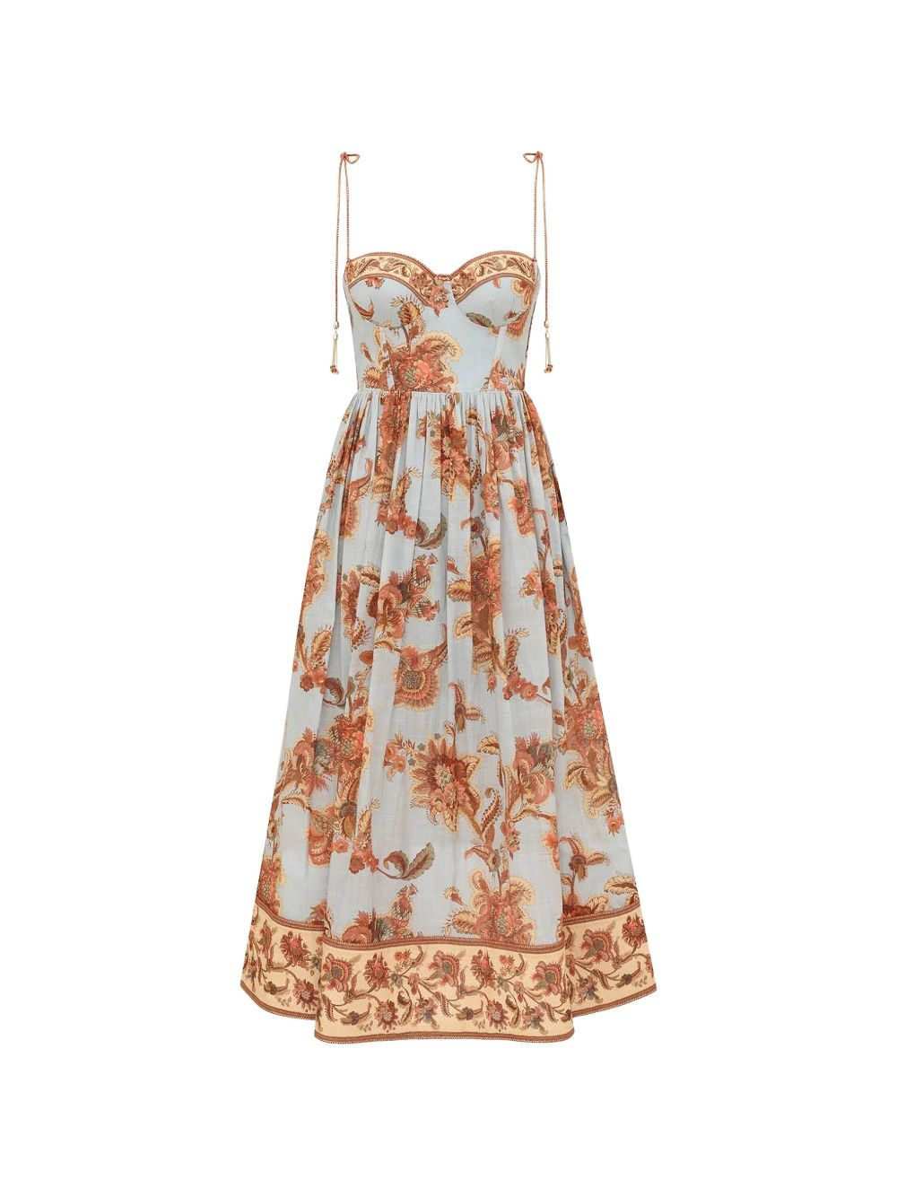 [Zimmermann] Sleeveless dress FW26 8635DSS261BLJB