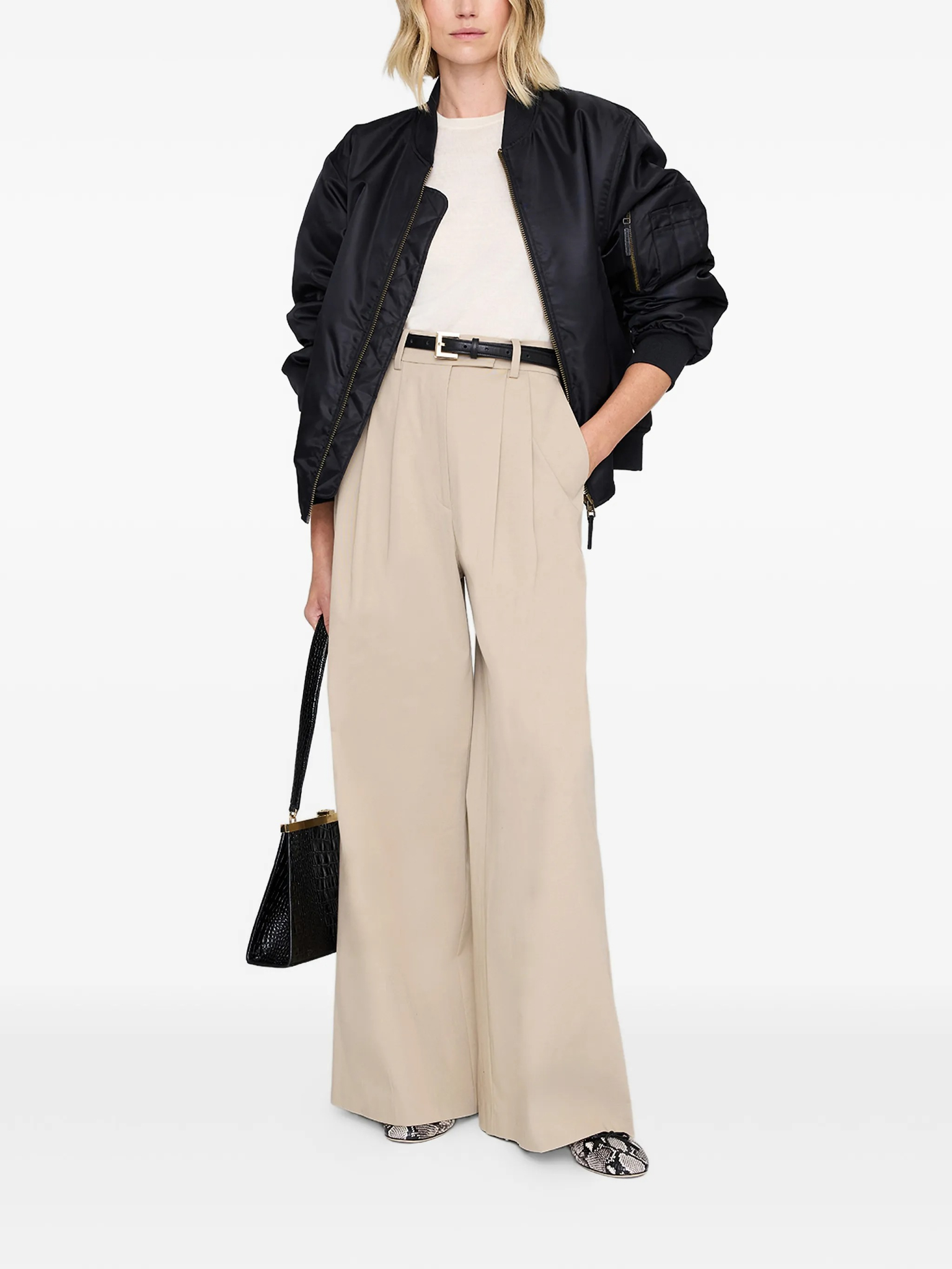 [Anine Bing] Trousers SS26 A0311798BGI1