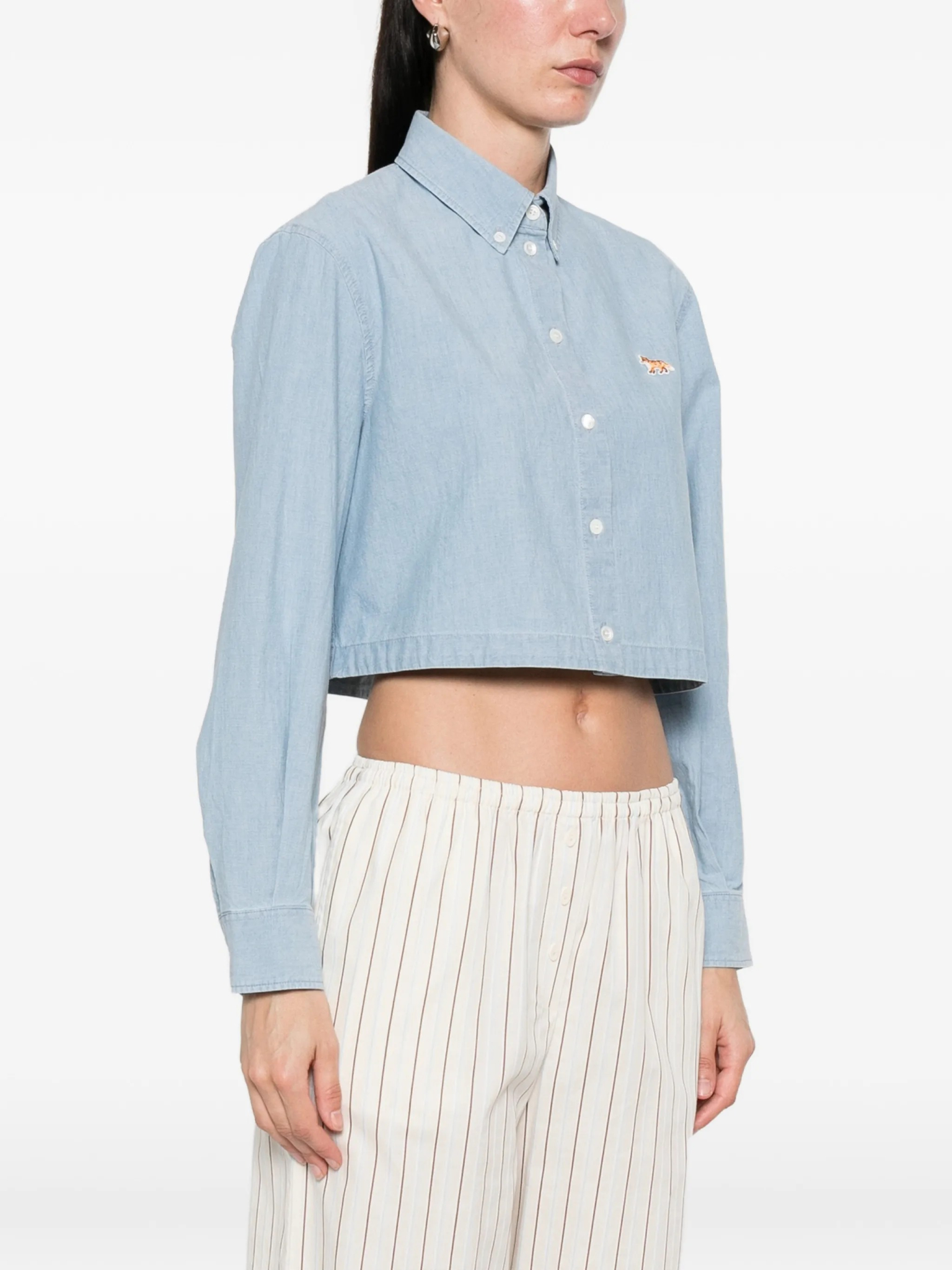 [MAISON KITSUNE] Shirts Long Sleeve SS26 QW00402WC5006