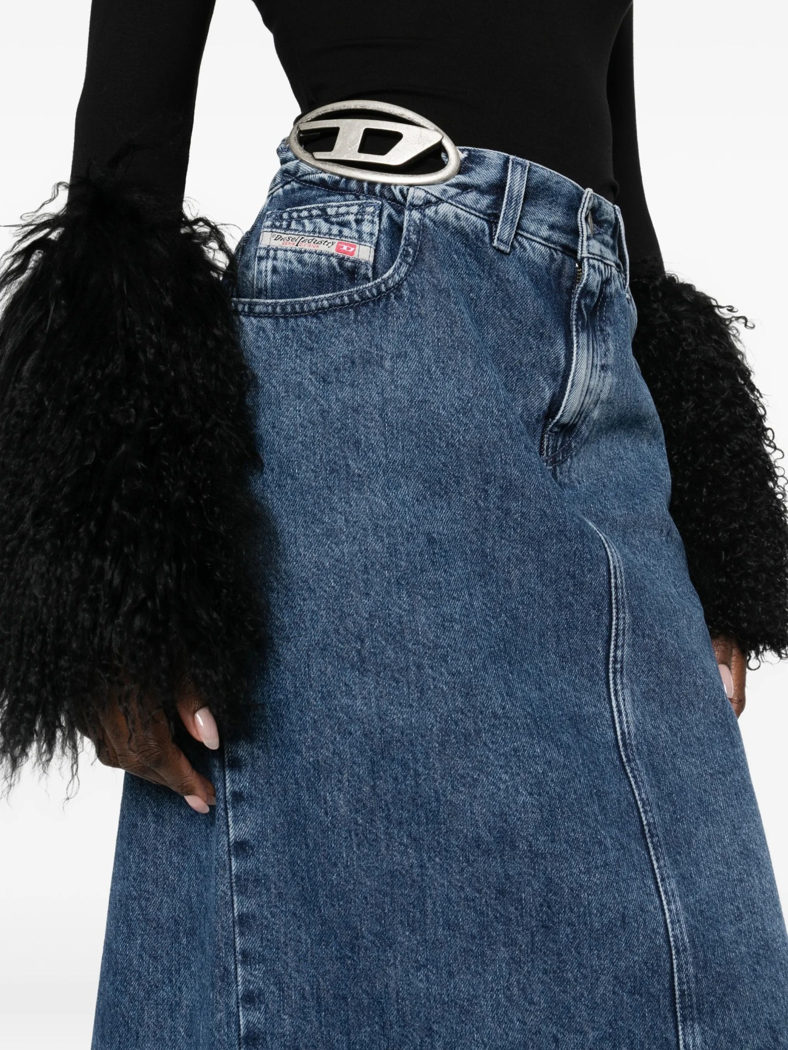 [Diesel] Midi skirt SS26 A217160ADCD
