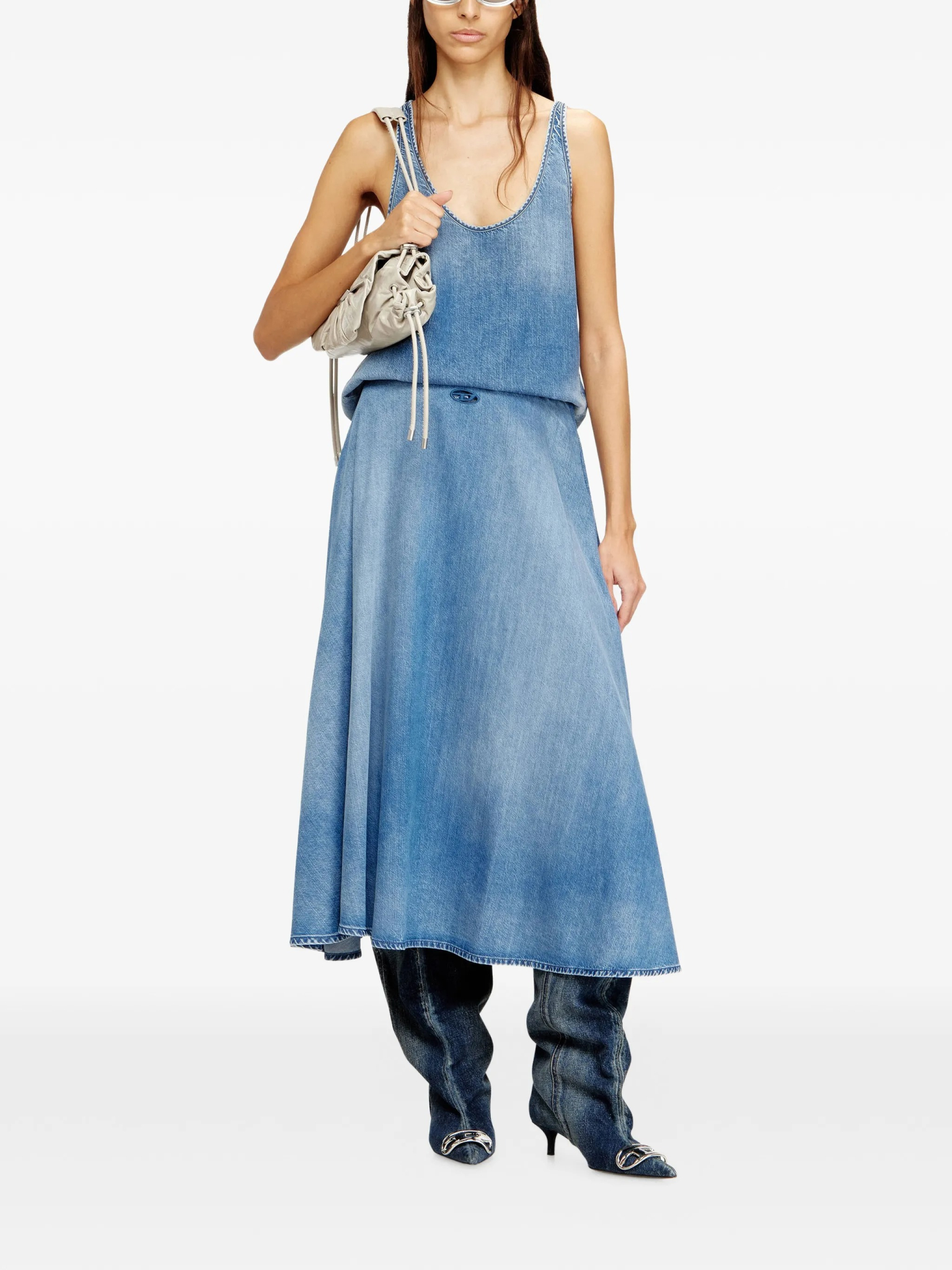 [Diesel] Midi skirt SS26 A20376068VY