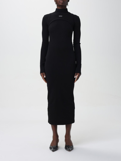 [Off-White] Long sleeve dress SS26 OWDB495C99JER001 1001