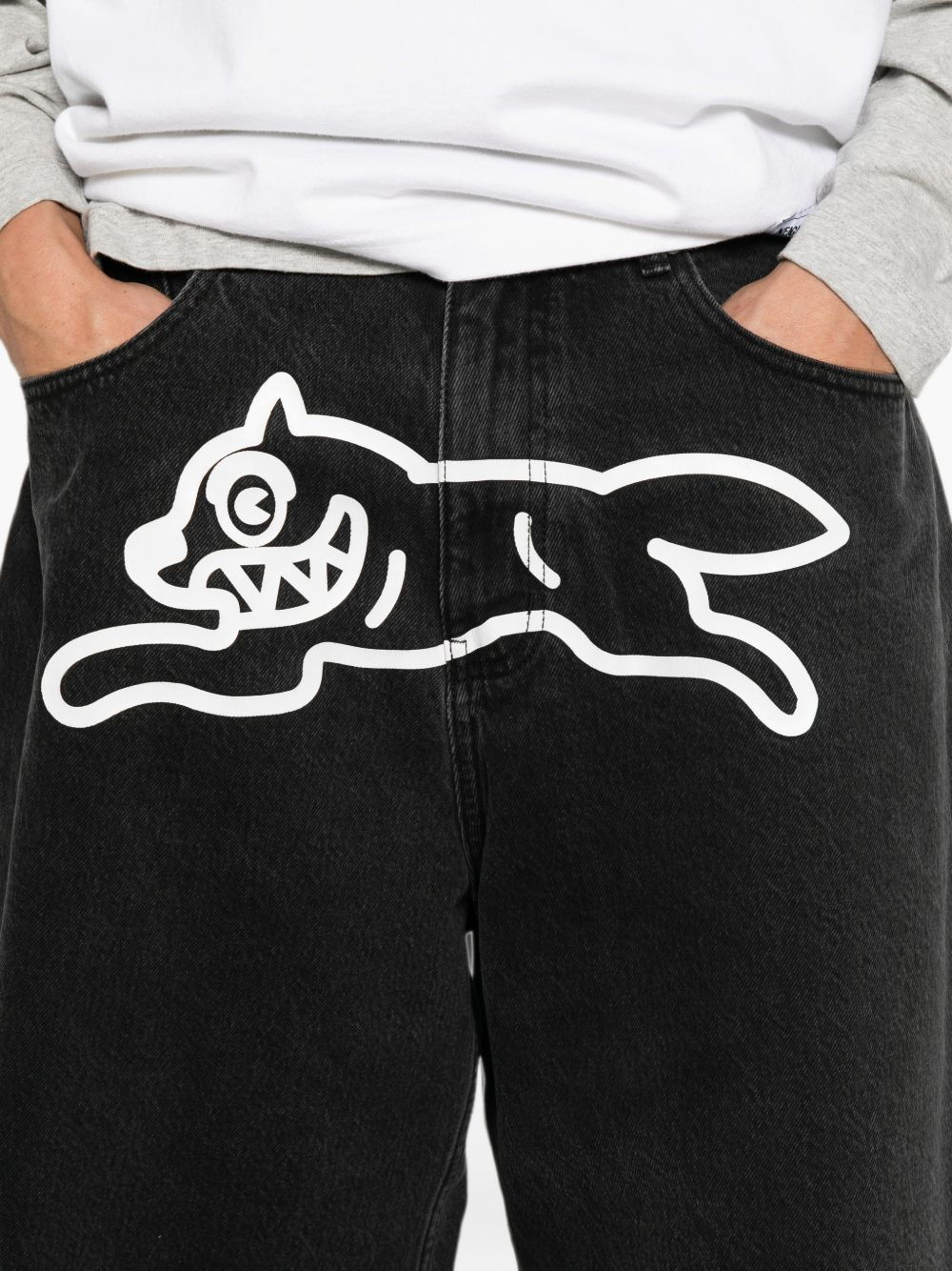 [ICECREAM] Shorts FW26 ICDS26271BLACK