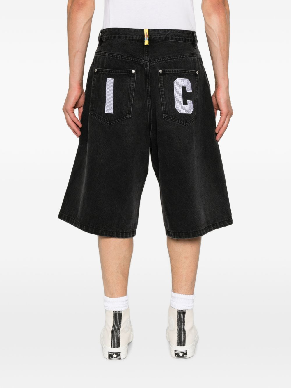 [ICECREAM] Shorts FW26 ICDS26271BLACK