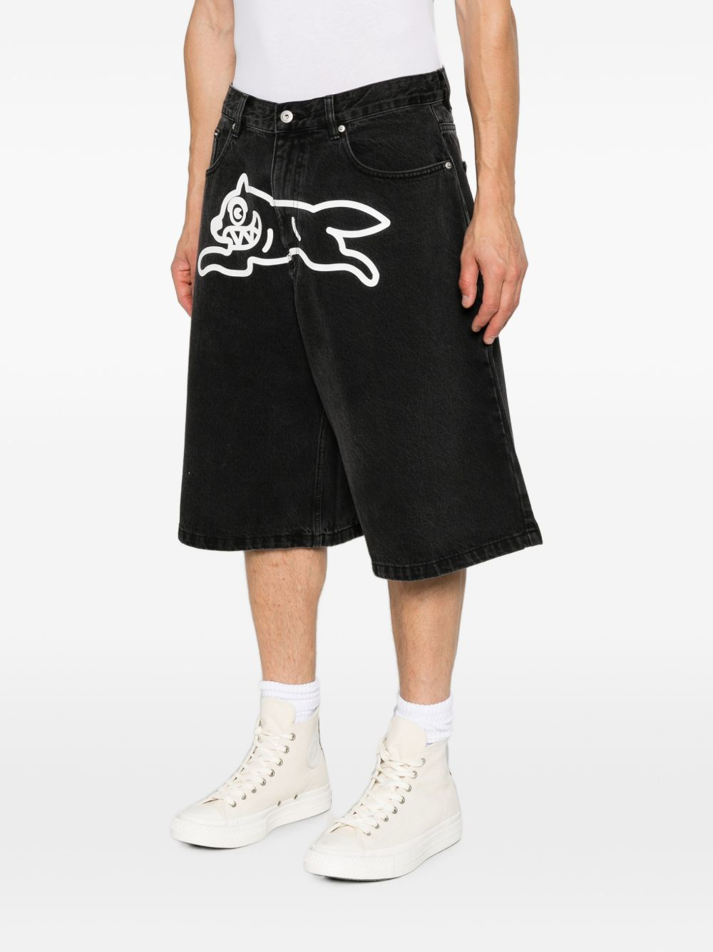 [ICECREAM] Shorts FW26 ICDS26271BLACK