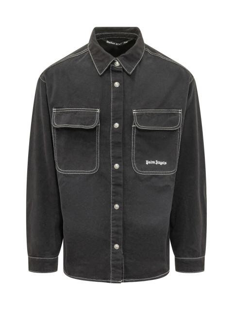 [Palm Angels] Shirts Long Sleeve SS26 PMYD024S26DEN001 1003