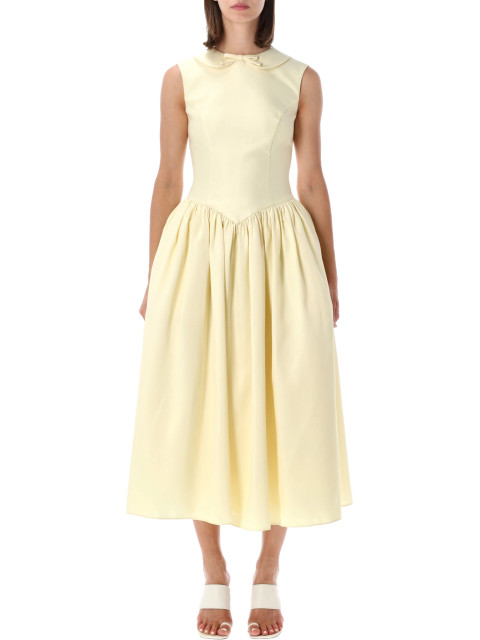 [SELF PORTRAIT] Sleeveless dress FW26 PF26077MAYYELLOW