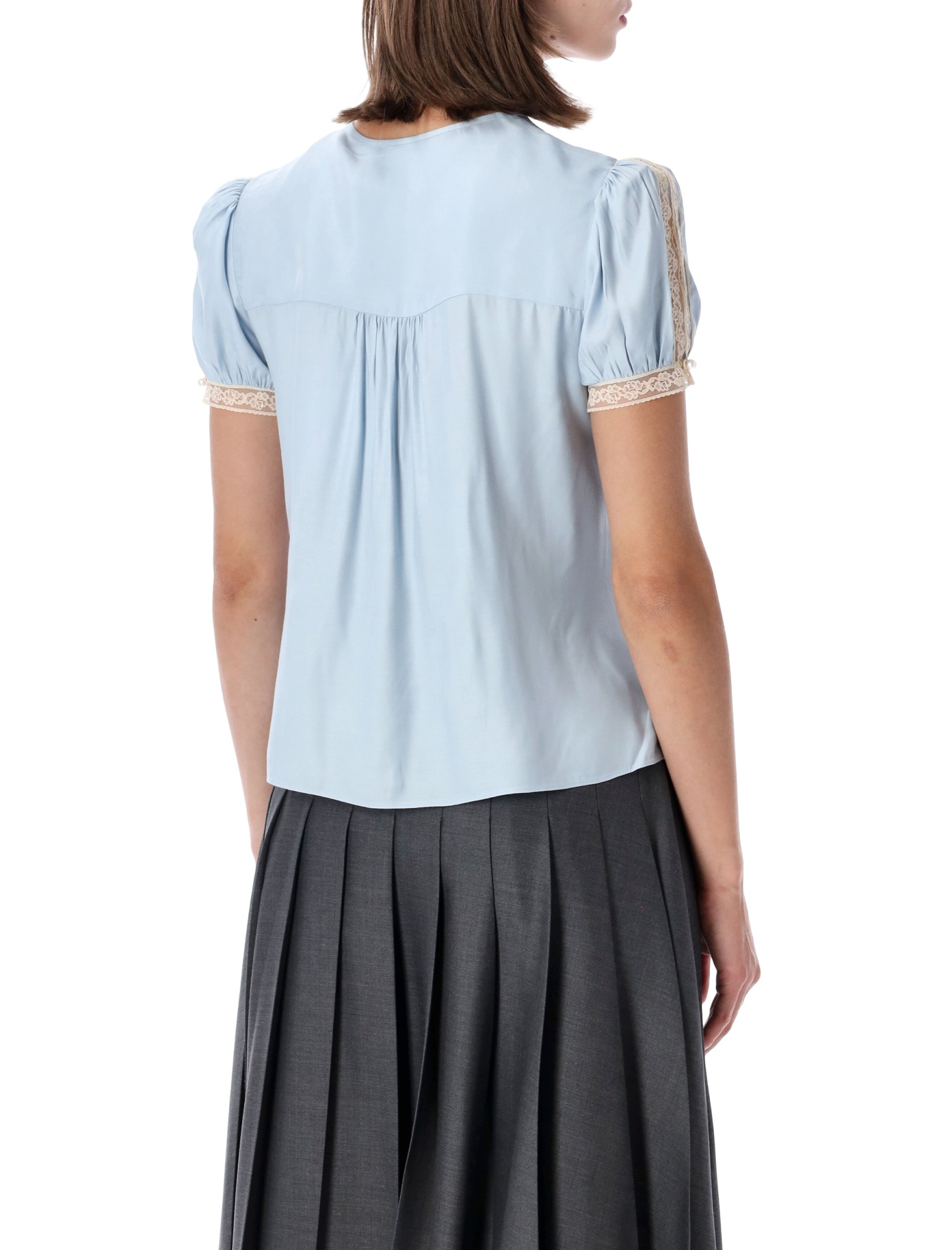 [SELF PORTRAIT] Blouse FW26 PF26017TBLLIGHT BLUE