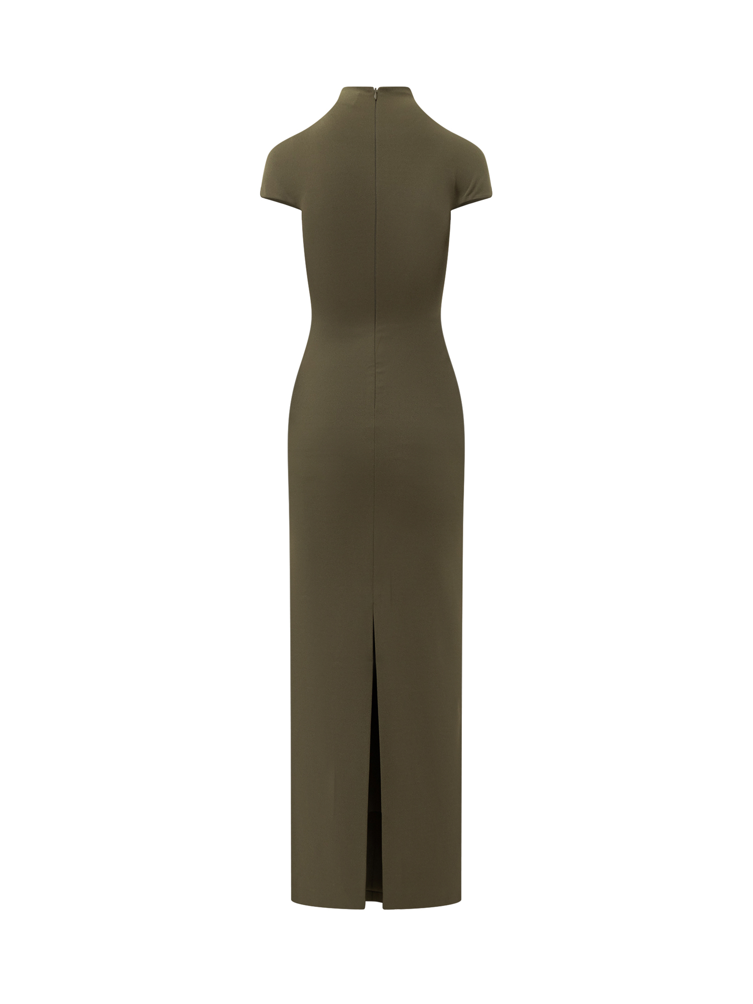 [Solace London] Sleeveless dress SS26 OS46037 DARKOLIVE