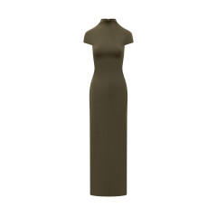 [Solace London] Sleeveless dress SS26 OS46037 DARKOLIVE