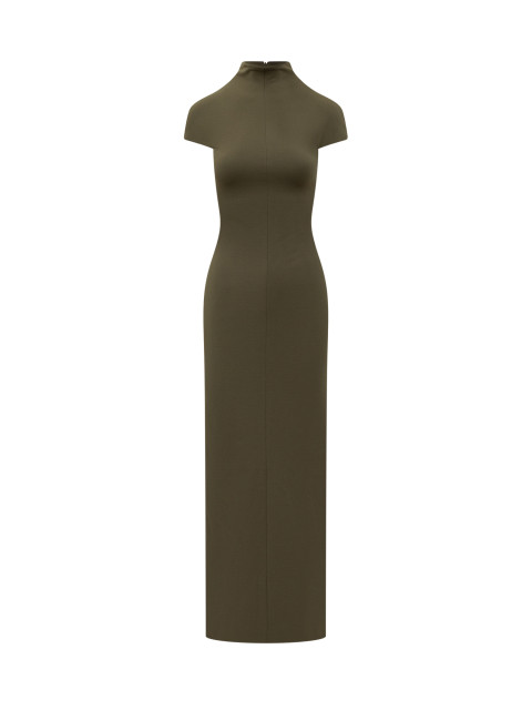 [Solace London] Sleeveless dress SS26 OS46037 DARKOLIVE