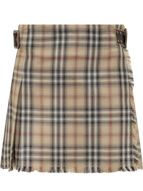 [Burberry] Mini skirt SS26 8118152 B9368