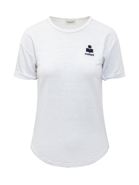 [Marant Etoile] T-shirts Short Sleeve SS26 26PTS0315FAA1N09E WHMI