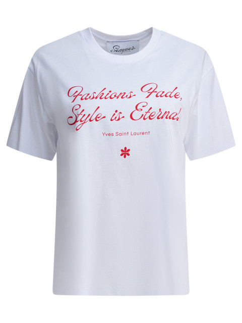 [Semper] T-shirts Short Sleeve SS26 TSHIRT QUOTEYVES