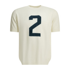 [Rakki] T-shirts Short Sleeve SS26 T-CROWN NM V.U.BIANCO-BLU