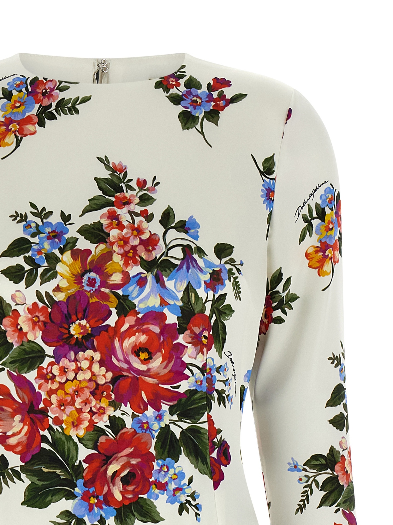 [Dolce & Gabbana] Long sleeve dress SS26 F612VTFSICEHA5ZO
