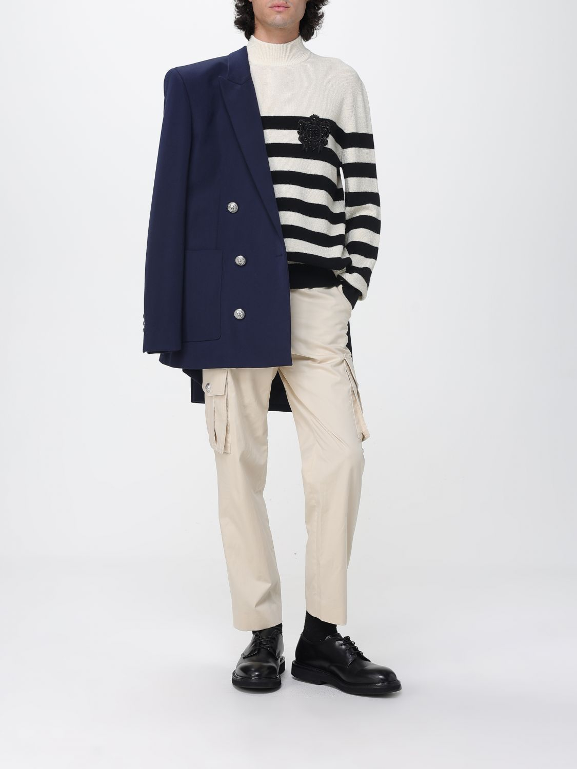 [Balmain] Cardigan FW25 FH1KF12170KI GKP