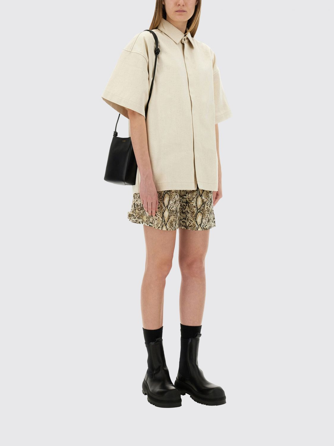 [Jil Sander] Shirts Short Sleeve FW25 J40DL0166J45285 272