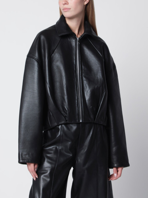 [ROTATE] Leather Jacket FW26 116544100BCR1585