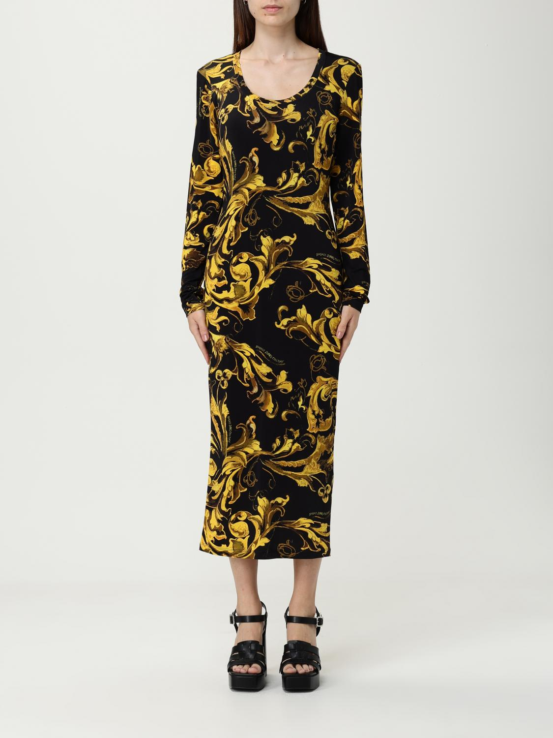 [VERSACE JEANS COUTURE] Long sleeve dress FW25 79HAO920JS500 G89