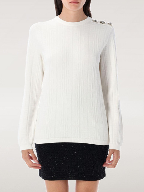 [Balmain] Knitwear FW25 FF1KD090KI63 0KA