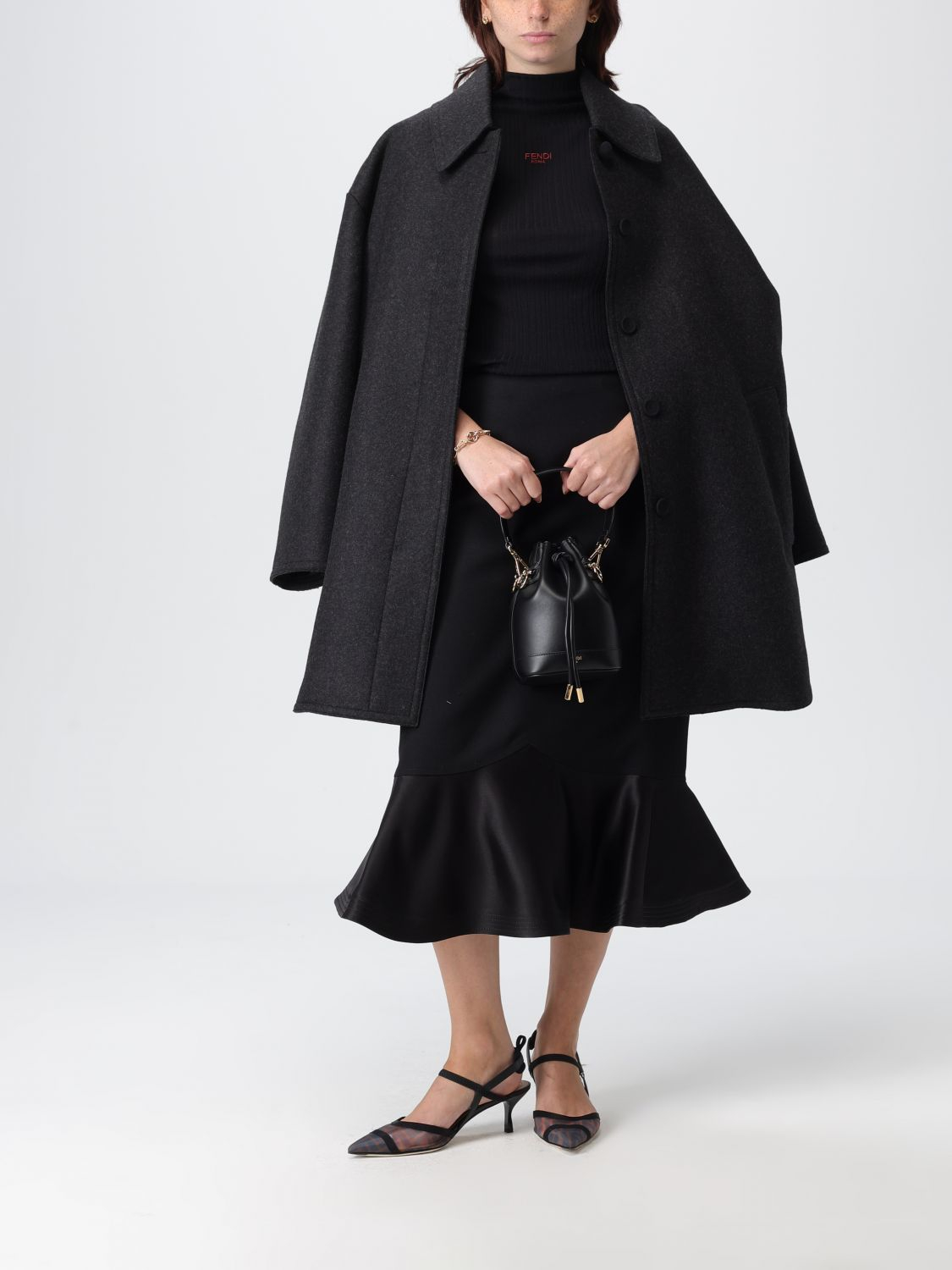 [Fendi] Coat FW25 FJ7670AJ0K F0TAZ