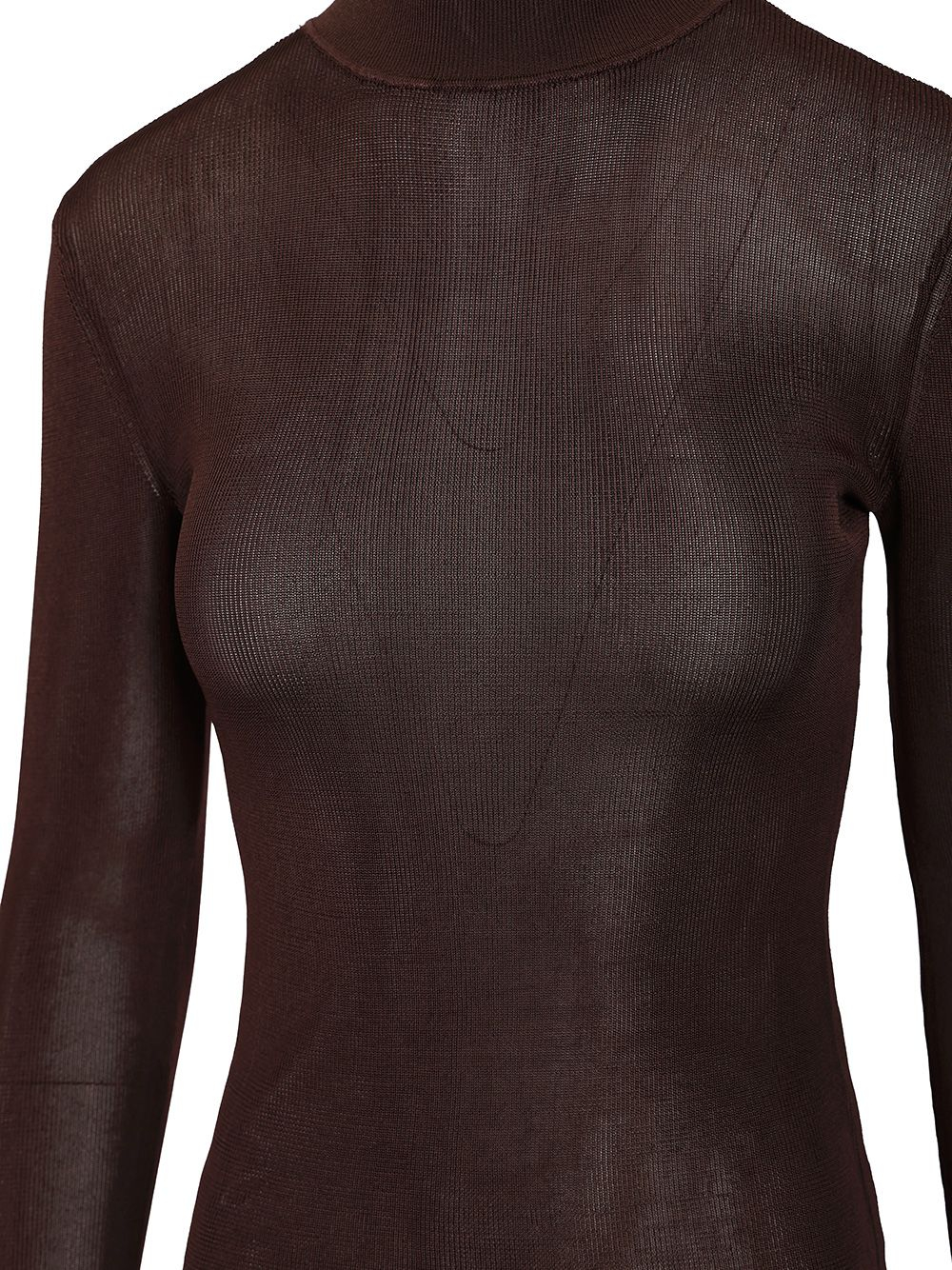 [Self-portrait] Knitwear FW25 PF25-116T-BRBROWN