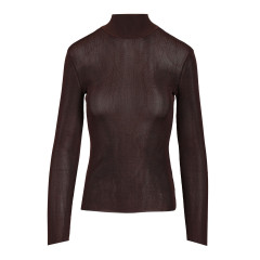 [Self-portrait] Knitwear FW25 PF25-116T-BRBROWN