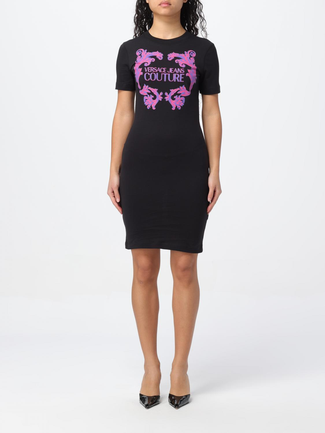 [VERSACE JEANS COUTURE] Short sleeve dress SS24 76HAOG02CJ02G 899