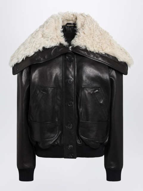 [The Attico] Leather Jacket FW26 261WCB00129LBT166AA