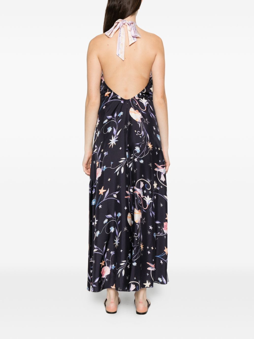 [Forte Forte] Sleeveless dress SS26 14923MYDRESSMIDNIGHT