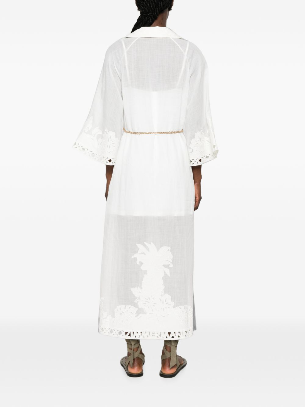 [Zimmermann] Short sleeve dress FW26 7834DSS262IVO