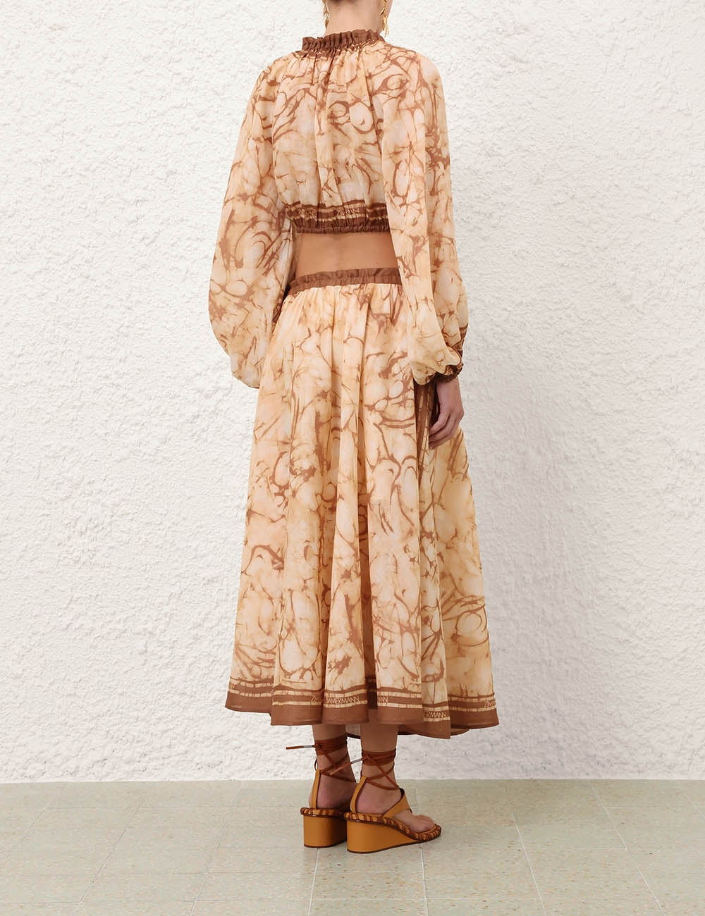 [Zimmermann] Long skirt FW26 8075SSS262CHTD