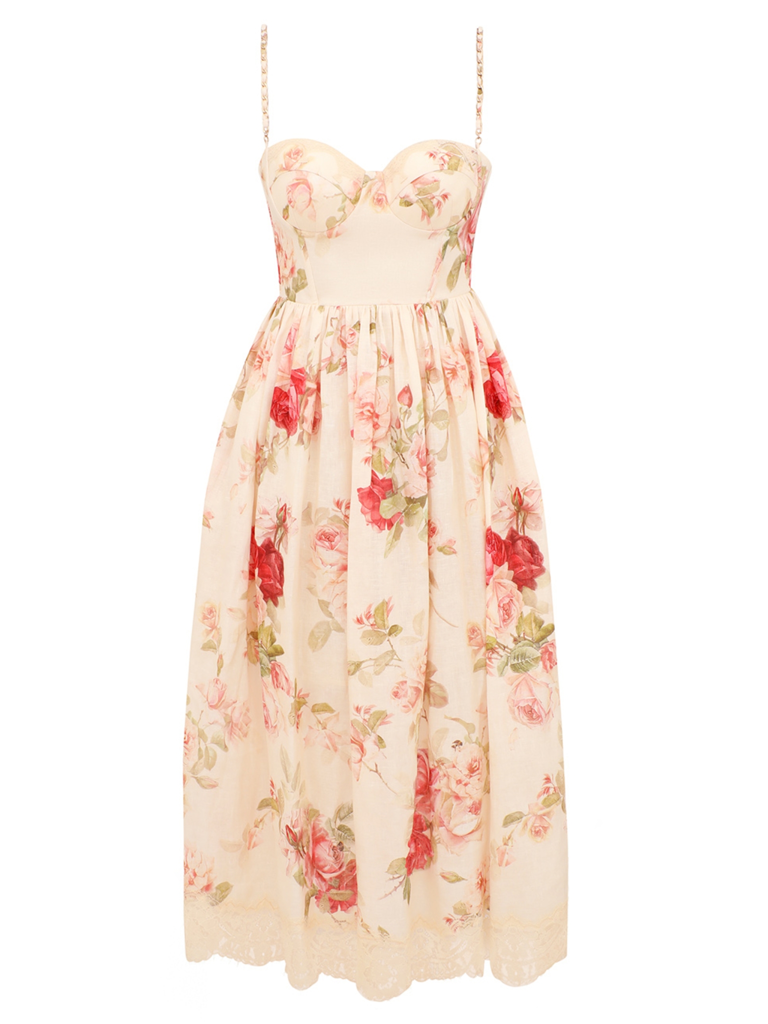 [Zimmermann] Sleeveless dress FW26 8959DSS264CMRF