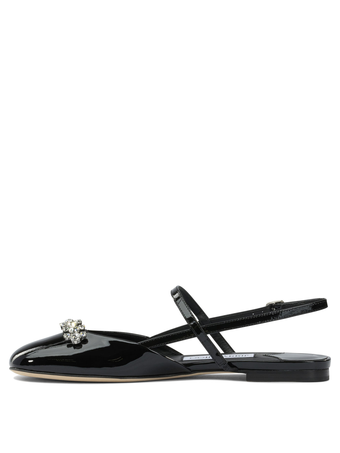 [Jimmy Choo] Sandals SS26 BELINDA SB FLATPATBLACK