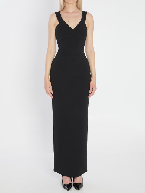 [Solace London] Sleeveless dress FW25 OS44044__BLACK