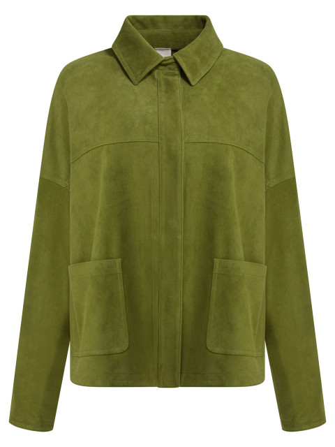 [FURLING BY GIANI] Jacket SS26 PIANOSASUEDE BGREEN PEPPER
