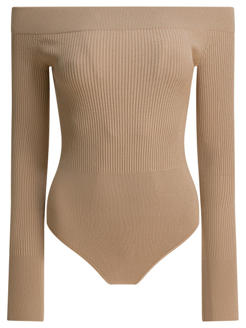[Alaia] T-shirts Long Sleeve SS26 AA9B0342K017A110