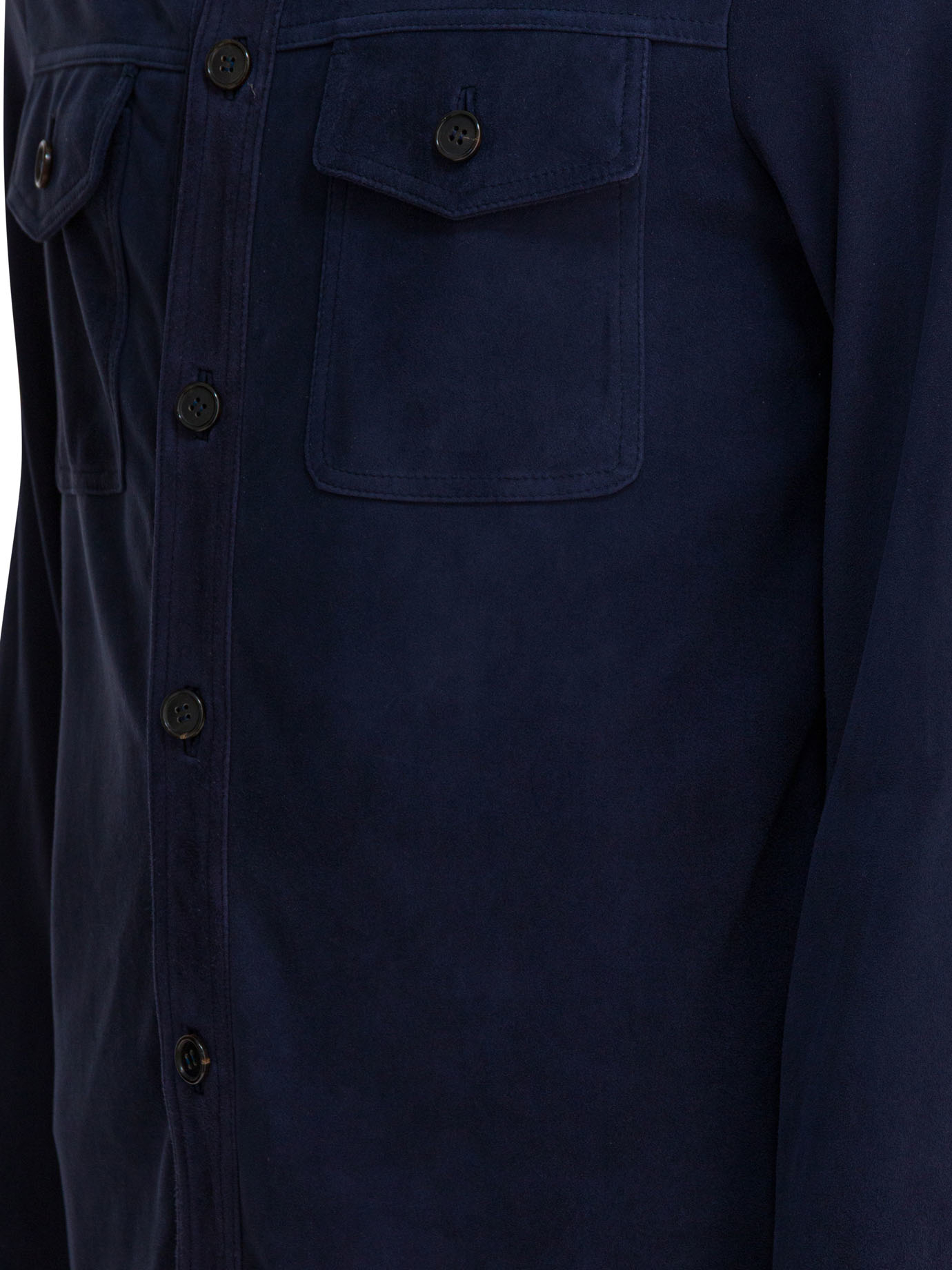 [Altum] Jacket SS26 OVERSHIRT_SUEDE_BLUE